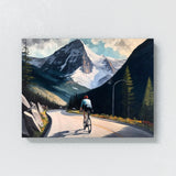 Cycling Cyclist Mountain 11 Wall Art