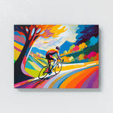 Cycling Cyclist Scenery 25 Wall Art