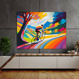 Cycling Cyclist Scenery 25 Wall Art