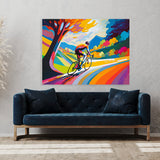 Cycling Cyclist Scenery 25 Wall Art