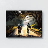 Cycling Cyclists Adventure 5 Wall Art