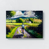 Cycling Landscape 19 Wall Art