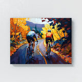 Cycling Vibrant Rich Road 4 Wall Art