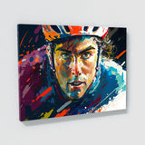 Cycling Vivid Portrait 24 Wall Art