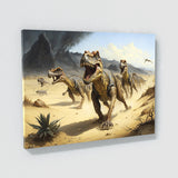 Dinosaur Allosaurus Hunting 30 Wall Art