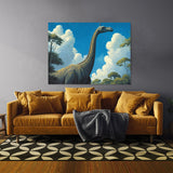 Dinosaur Brachiosaurus Forest 24 Wall Art