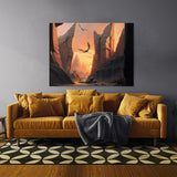 Dinosaur Canyon Pterodactyls 11 Wall Art