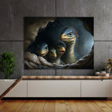 Dinosaur Cave Rainstorm 8 Wall Art