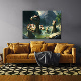 Dinosaur Creative Landscape 22 Wall Art