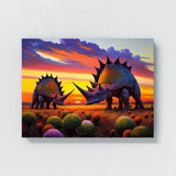 Dinosaur Creative Landscape 23 Wall Art