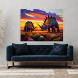 Dinosaur Creative Landscape 23 Wall Art