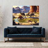 Dinosaur Dinosaurs Desert 15 Wall Art