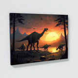 Dinosaur Dinosaurs Grazing 12 Wall Art