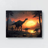 Dinosaur Dinosaurs Grazing 12 Wall Art