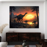 Dinosaur Dinosaurs Grazing 12 Wall Art