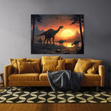 Dinosaur Dinosaurs Grazing 12 Wall Art