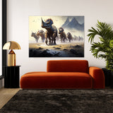 Dinosaur Dinosaurs Migration 4 Wall Art