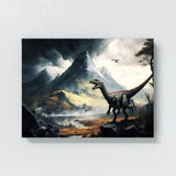 Dinosaur Dinosaurs Mountains 9 Wall Art