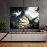 Dinosaur Dinosaurs Mountains 9 Wall Art