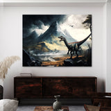 Dinosaur Dinosaurs Mountains 9 Wall Art