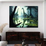 Dinosaur Dinosaurs Reflections 6 Wall Art