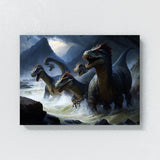 Dinosaur Dinosaurs River 25 Wall Art