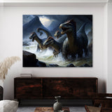 Dinosaur Dinosaurs River 25 Wall Art