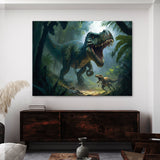 Dinosaur Jungle Attack 1 Wall Art