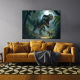 Dinosaur Jungle Attack 1 Wall Art