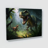 Dinosaur Jungle Attack 5 Wall Art