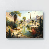 Dinosaur Oasis Dinosaurs Sun 10 Wall Art