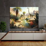 Dinosaur Oasis Dinosaurs Sun 10 Wall Art