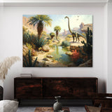 Dinosaur Oasis Dinosaurs Sun 10 Wall Art