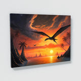 Dinosaur Pterodactyl Tropical 20 Wall Art