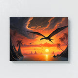 Dinosaur Pterodactyl Tropical 20 Wall Art