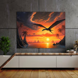 Dinosaur Pterodactyl Tropical 20 Wall Art