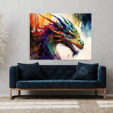 Dragon Art Abstract 18 Wall Art