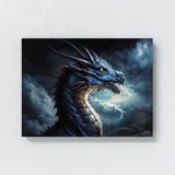 Dragon Art Dragon Flames Sky 24 Wall Art