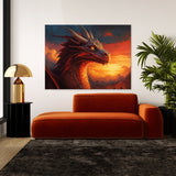 Dragon Art Fiery 26 Wall Art