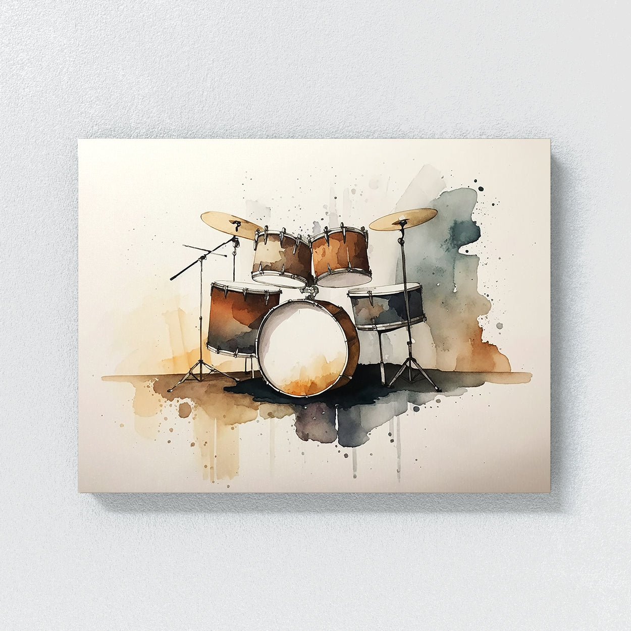 Drum Art Minimalist 5 Canvas Wall ArtDrum Art Minimalist 5 Canvas Wall Art  