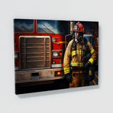 Firefighter Firetruck Emergency 6 Wall Art