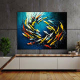 Fish Vibrant Abstract 10 Wall Art