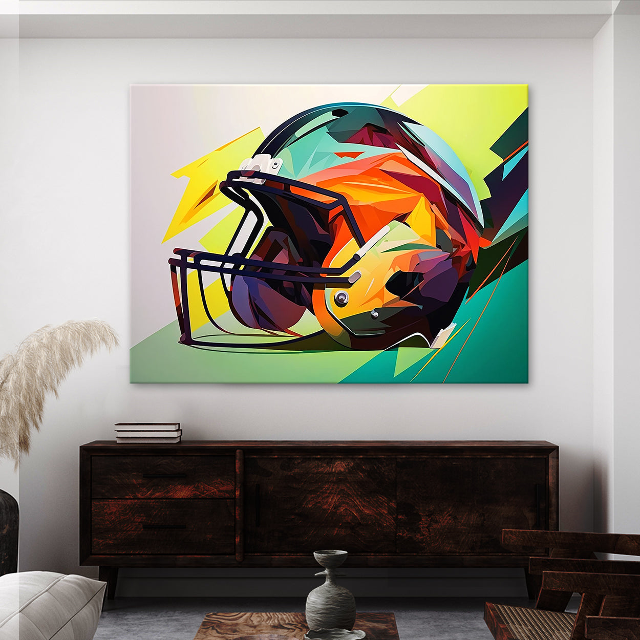 Football Abstract Helmet 4 Wall Art Football Abstract Helmet 4 Wall Art