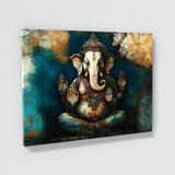 Ganesha Art Encaustic 8 Wall Art