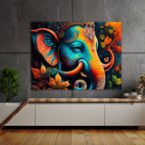 Ganesha Art Vibrant 9 Wall Art