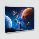 Astronaut And Planets 10 Wall Art