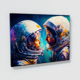 Astronaut Kissing 72 Wall Art