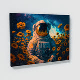 Astronaut Sunflowers 91 Wall Art