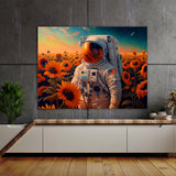Astronaut Sunflowers 93 Wall Art
