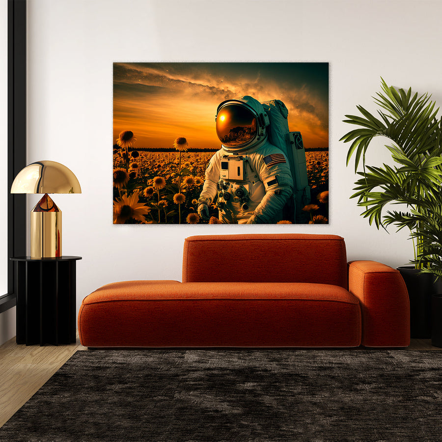 ARTCANVAS hot Nasa Astronaut Orbiting In Earth'S Atmosphere Canvas Art Print